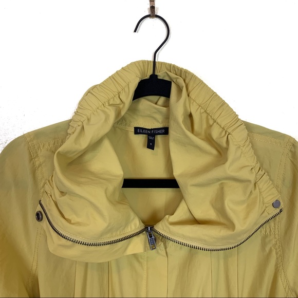 Eileen Fisher |Anorak Cinch Rainjacket/Coat - Picture 3 of 5
